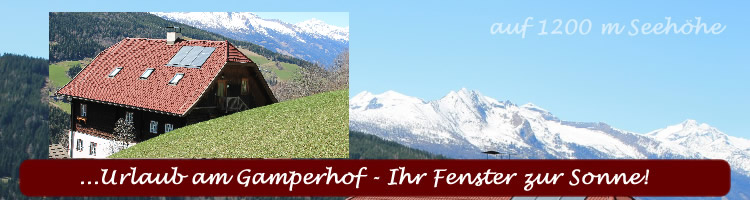 Ferienwohnung - Kärnten - Gamperhof - Herbert und Elke Dullnig, Eisentratten - Liesertal - Kärnten - Österreich